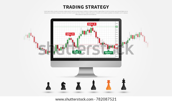 Forex Tr!   ading Strategy Vector Illustration Investment Stock - 